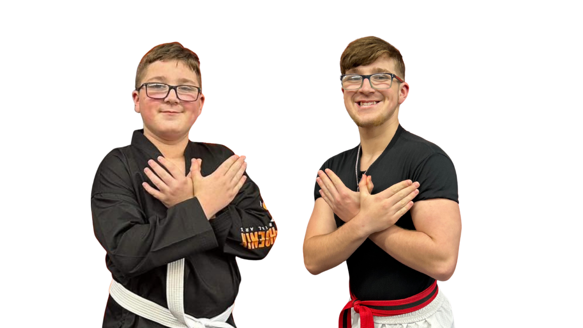 Brother and Sister at Phoenix Martial Arts in Murfreesboro