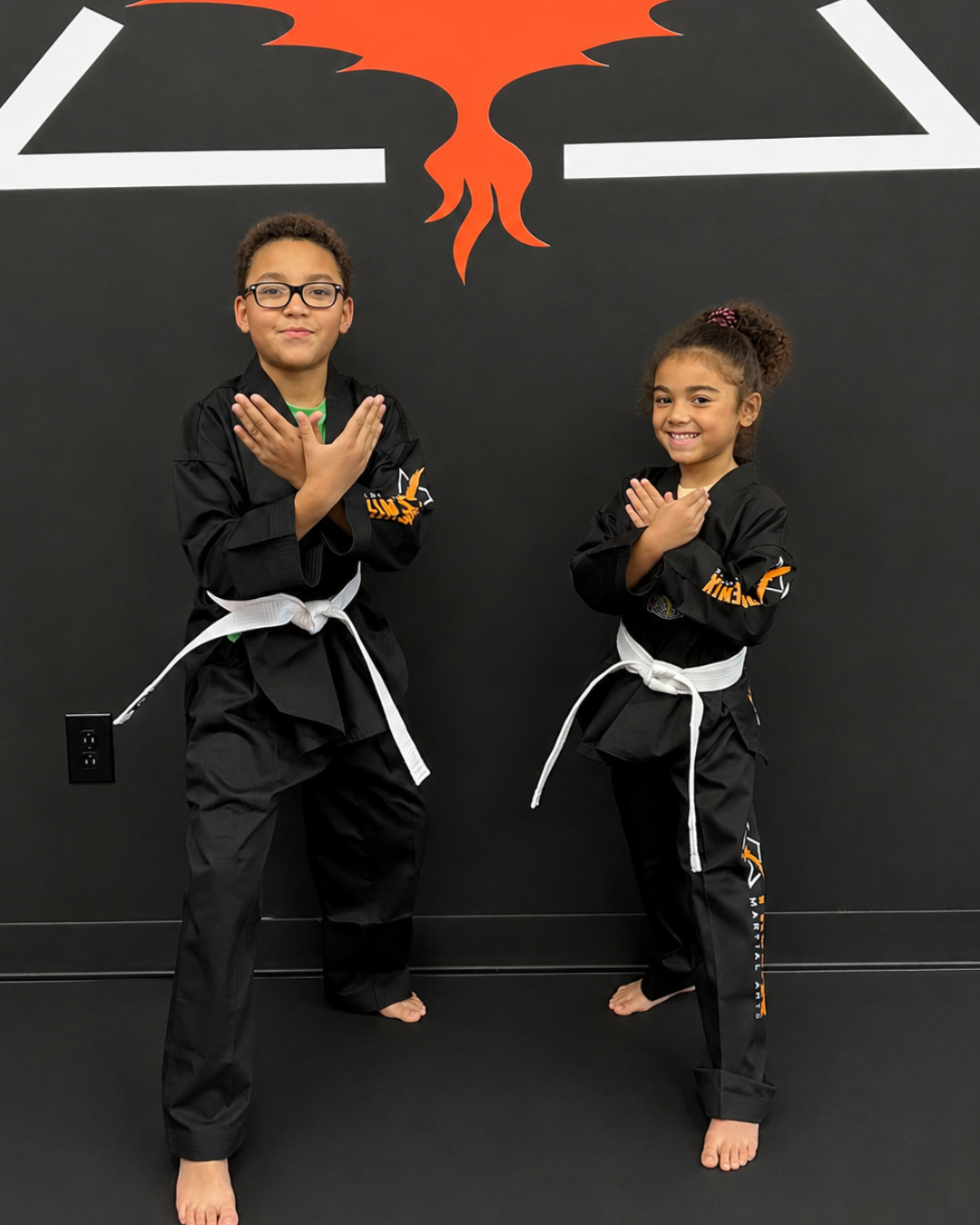 Teagan when she began training at Phoenix Martial Arts