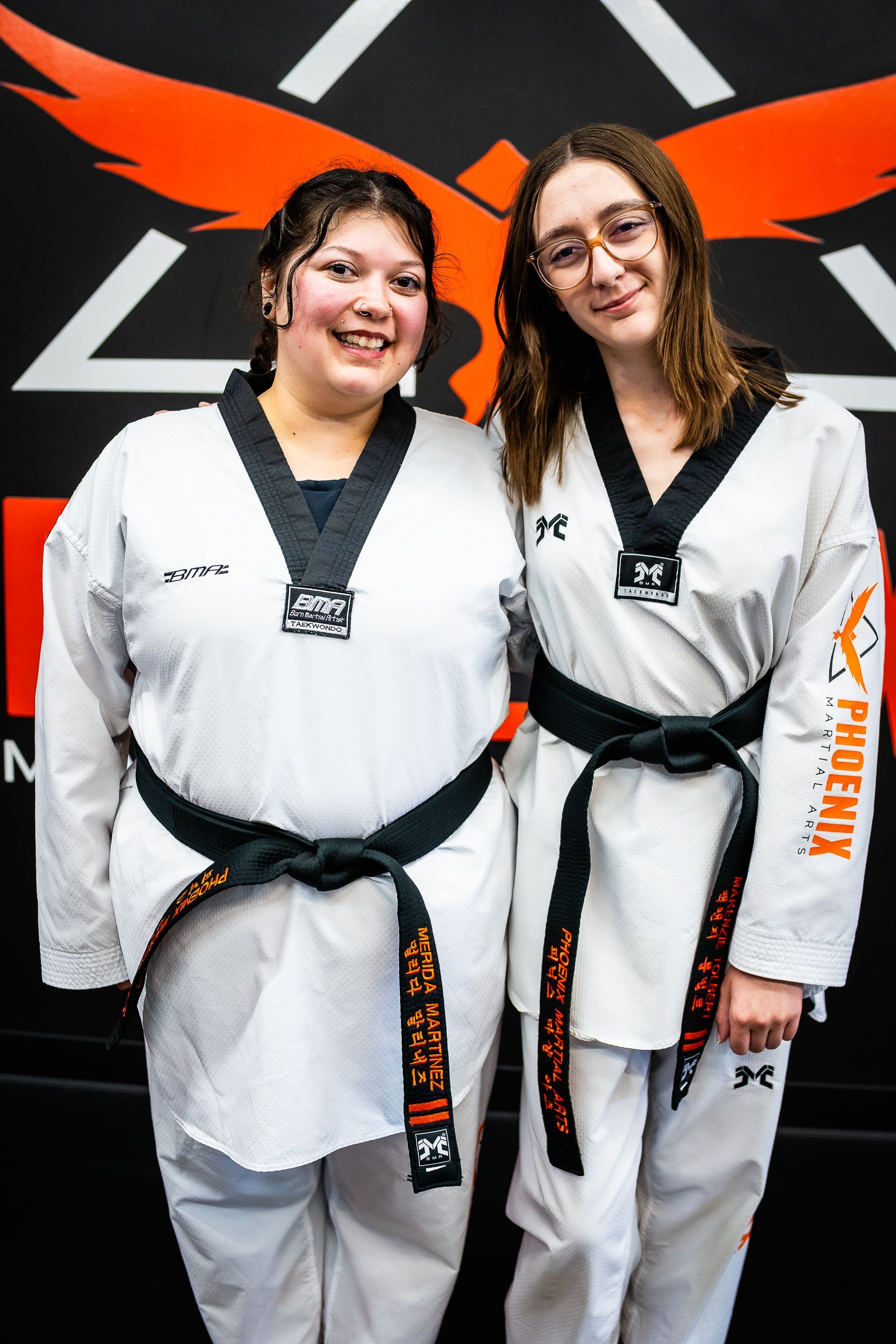 Teen martial arts students building friendships and community at Phoenix Martial Arts in Murfreesboro, TN