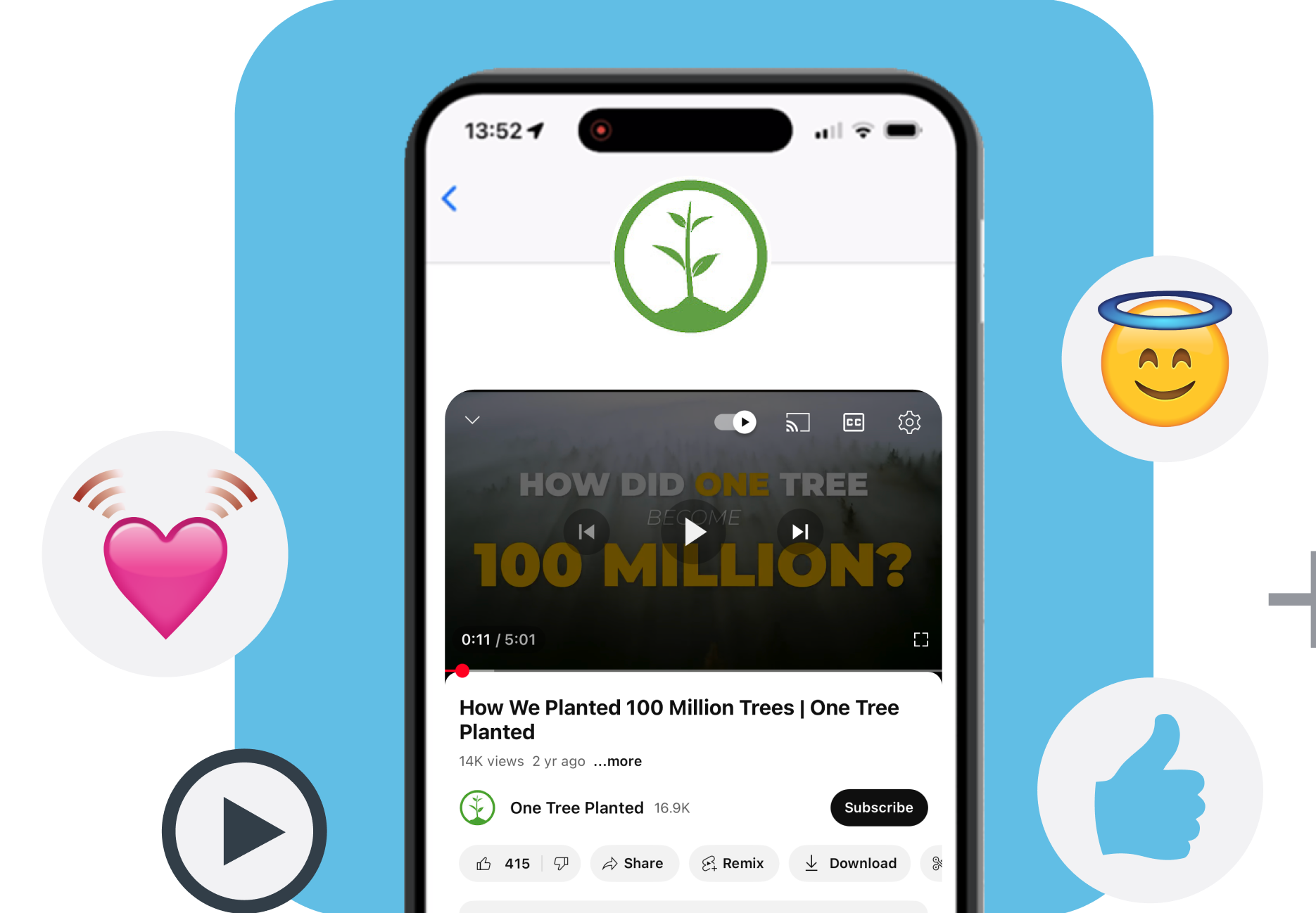 App-like experience with text, images, GIFs, audio, and video, and right inside the messaging app