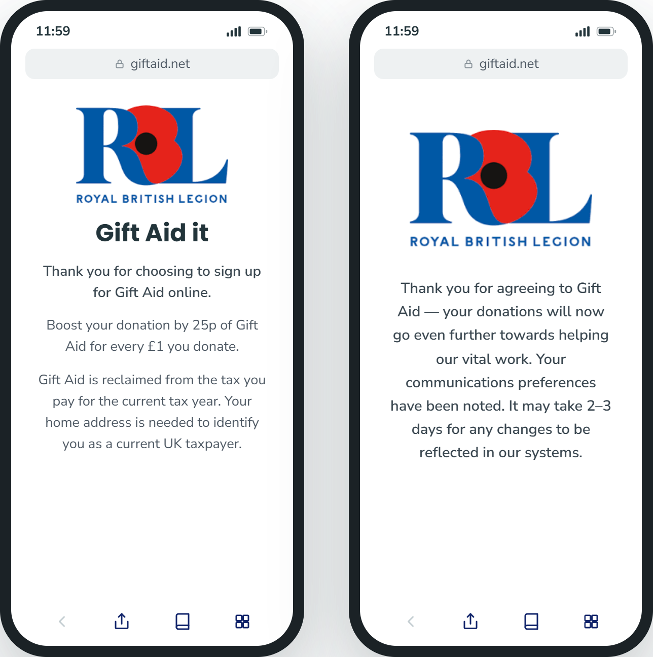 Consistent, recognisable brand identity, logo, colors, and name - directly inside the messaging app.