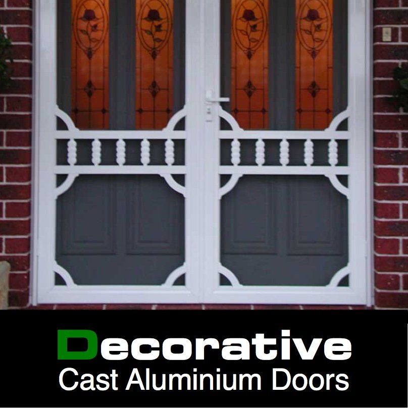 DECORATIVE CG12 Double Hinged Security Doors