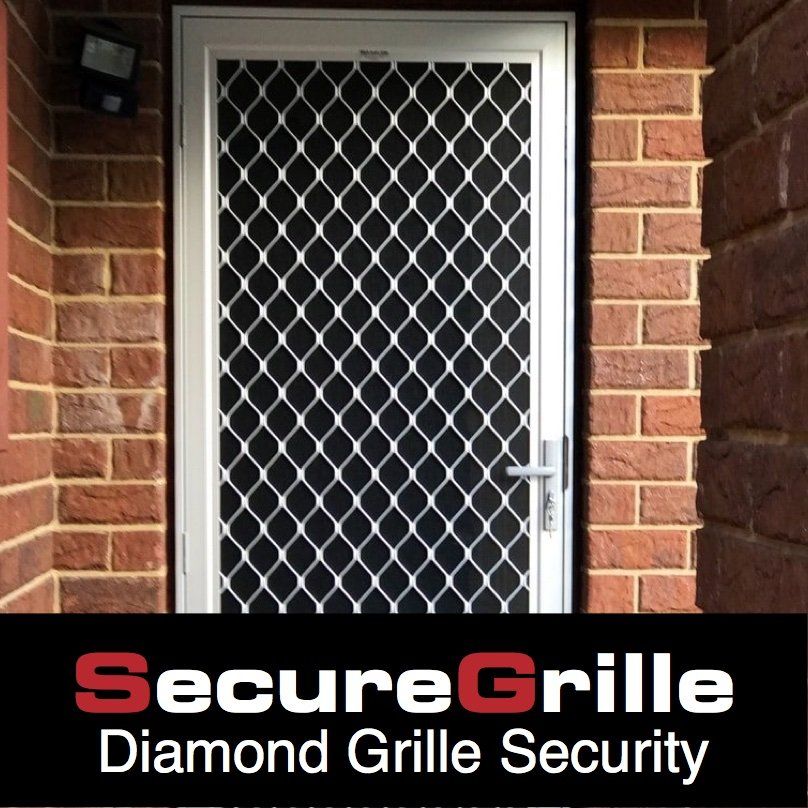 SecureGrille Hinged Security Door