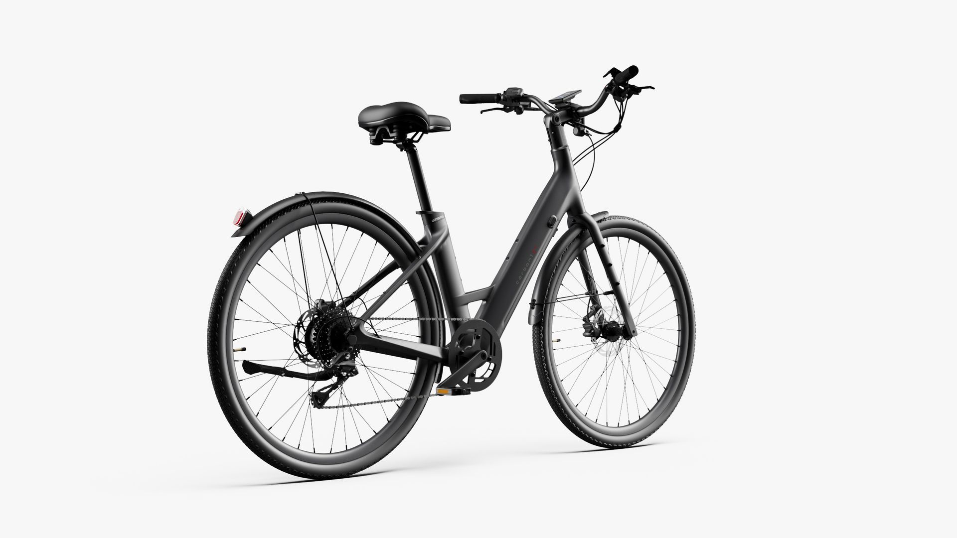 Maroon electric bicycle shown in side view with dimensions labeled 40 in wide, 31 in tall, and 20 in deep
