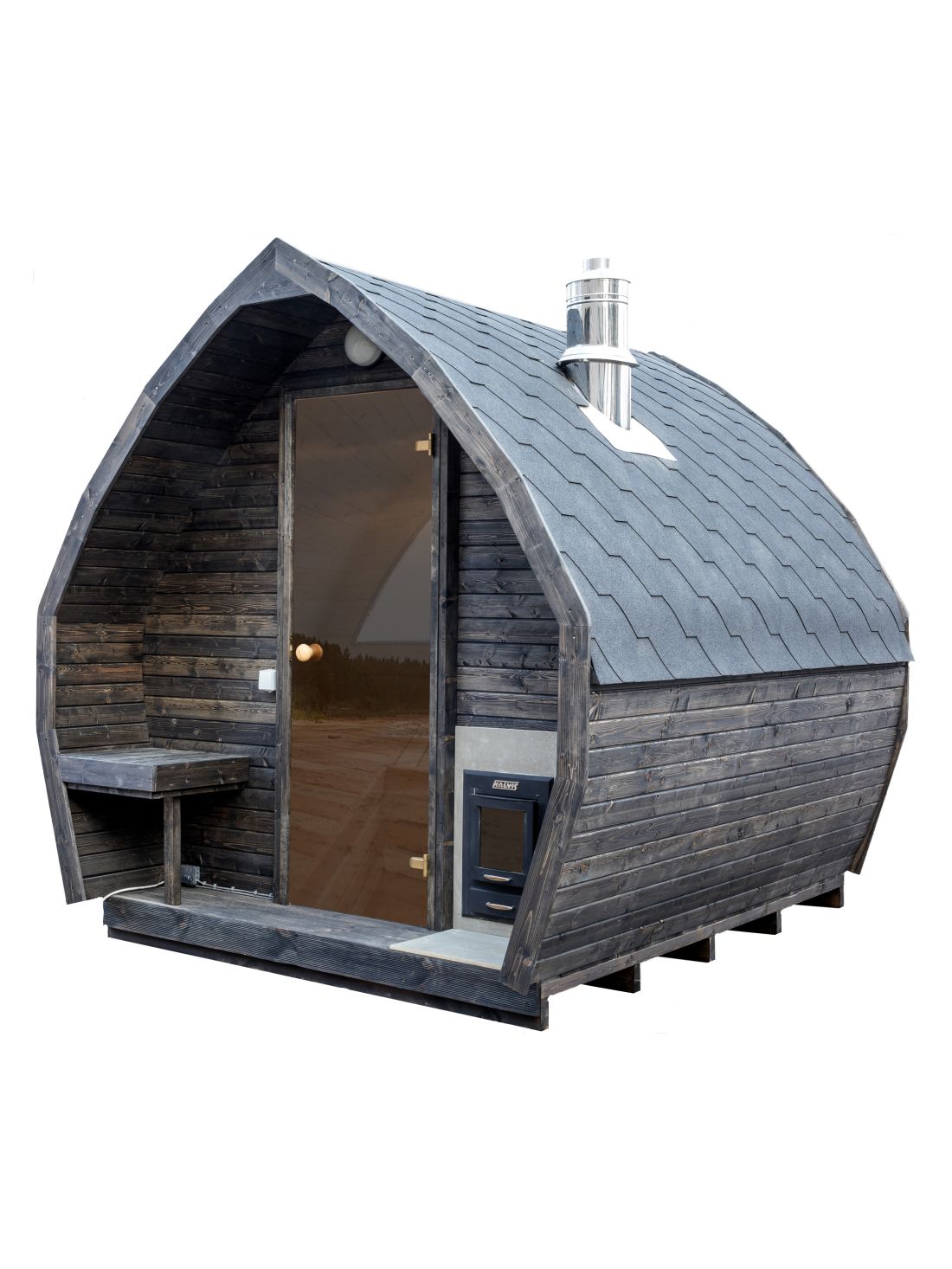 Leaf Shaped Sauna 2
