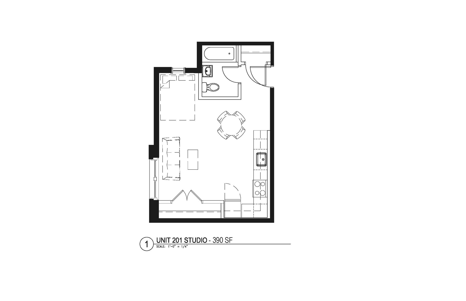 Studio floor plan