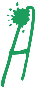 Atelierkinderen logo in groen