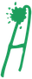 Atelierkinderen logo in groen