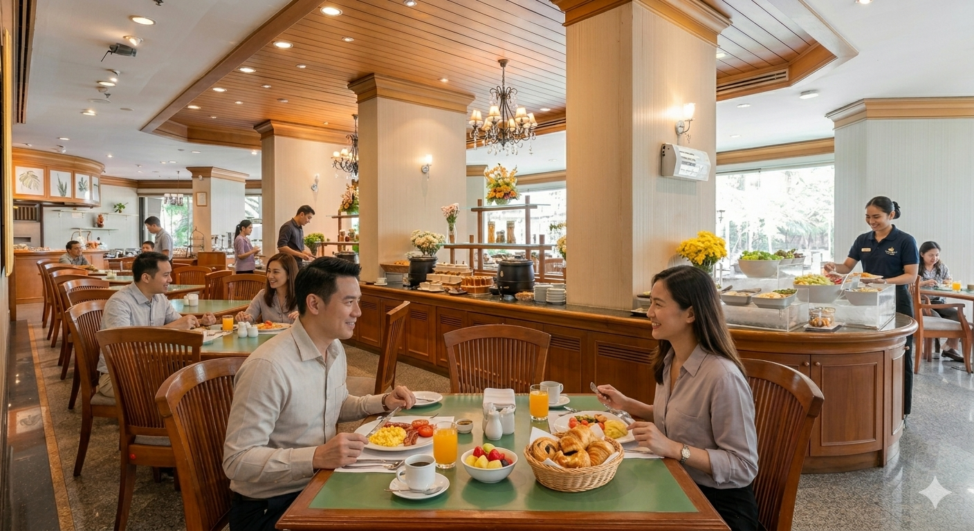 Grand Diamond Suites Hotel Bangkok - Suhur Food
