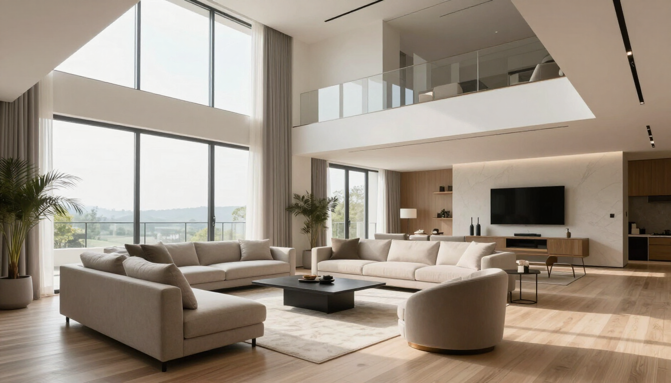 Modern luxury real estate interior