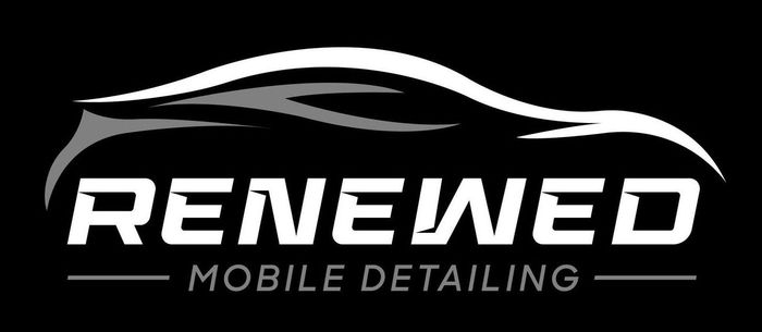 The logo for renewed mobile detailing shows a car on a black background.