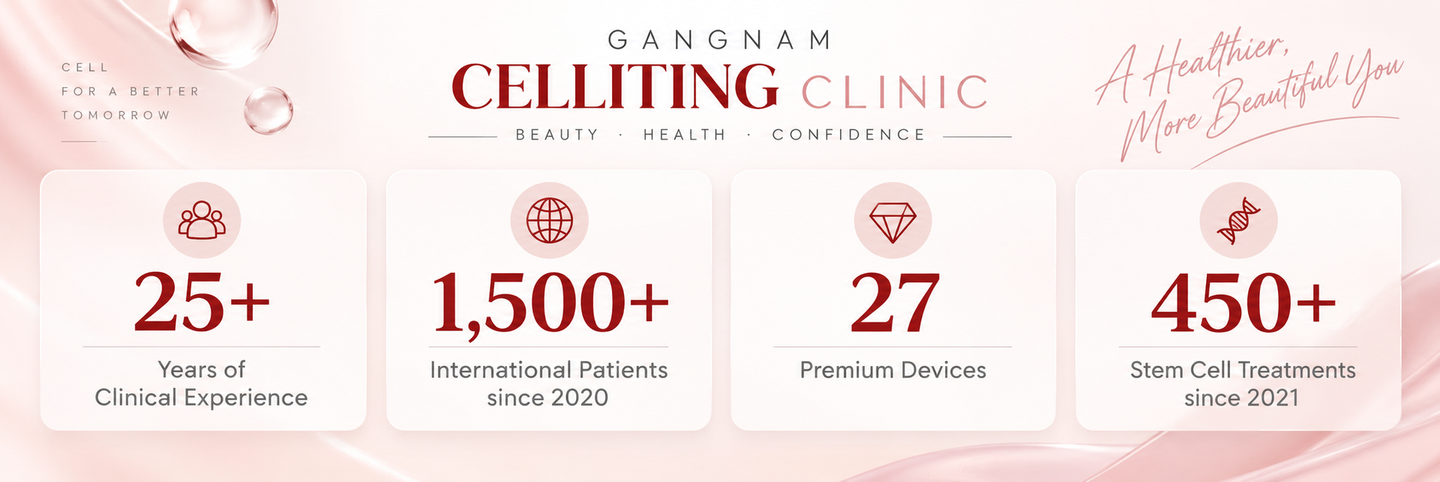 By the numbers: 25+ years clinical experience, 1,500+ international patients, 27 premium devices, 450+ stem cell treatments