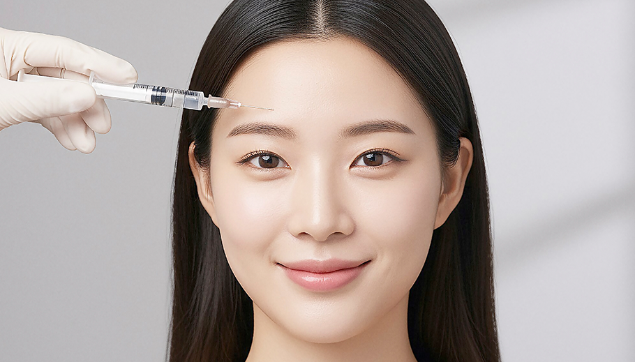 Stem cell injection along the hairline for scalp and hair care in Seoul