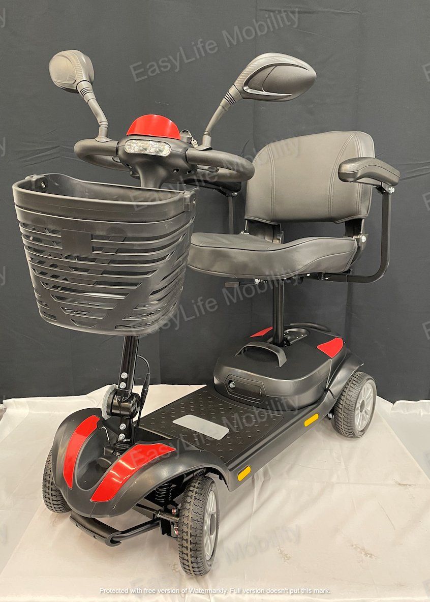Red R1 Lithium Car Boot Mobility Scooter