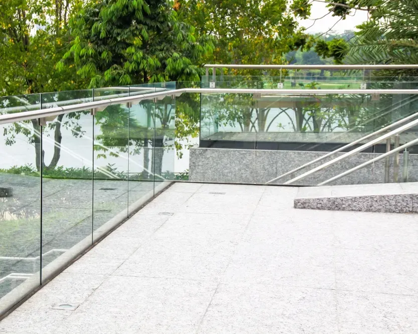 A Glass Balustrade Overlooking a River View — AAA Fencing & Supplies in Southport, QLD