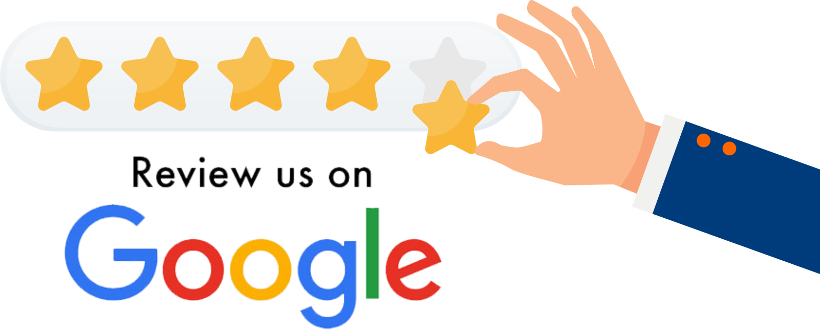 Five-star Google customer reviews