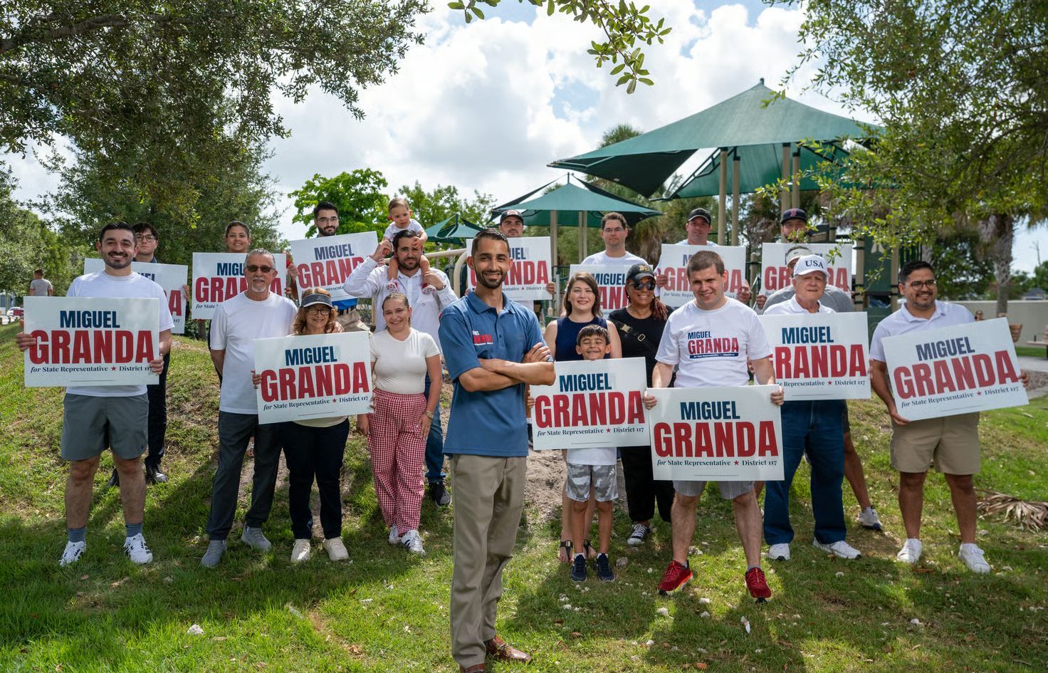 Miguel Granda Campaign Volunteer Page Banner