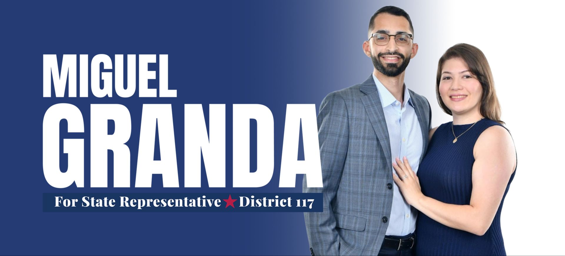 Miguel Granda Campaign Website Banner