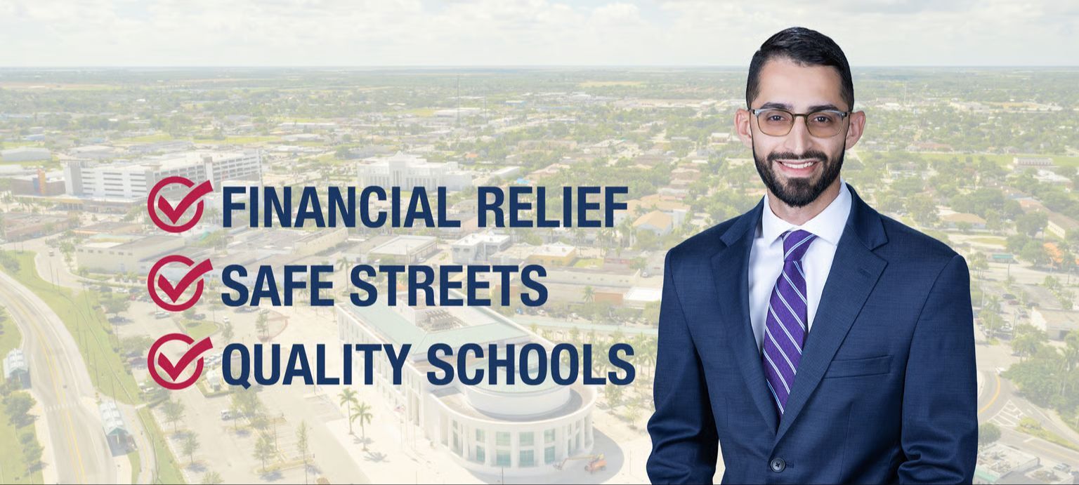 Miguel Granda Campaign Issues Page Banner