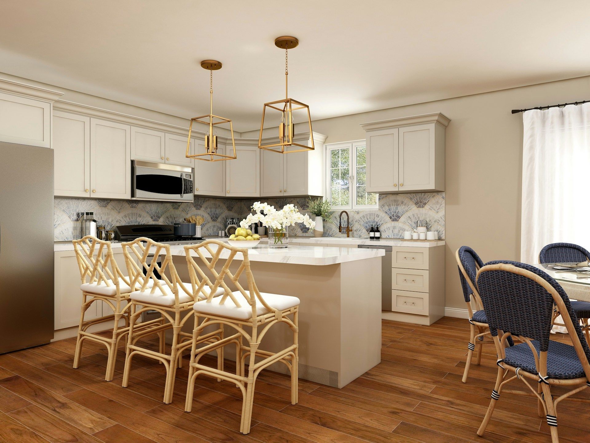 custom home kitchen