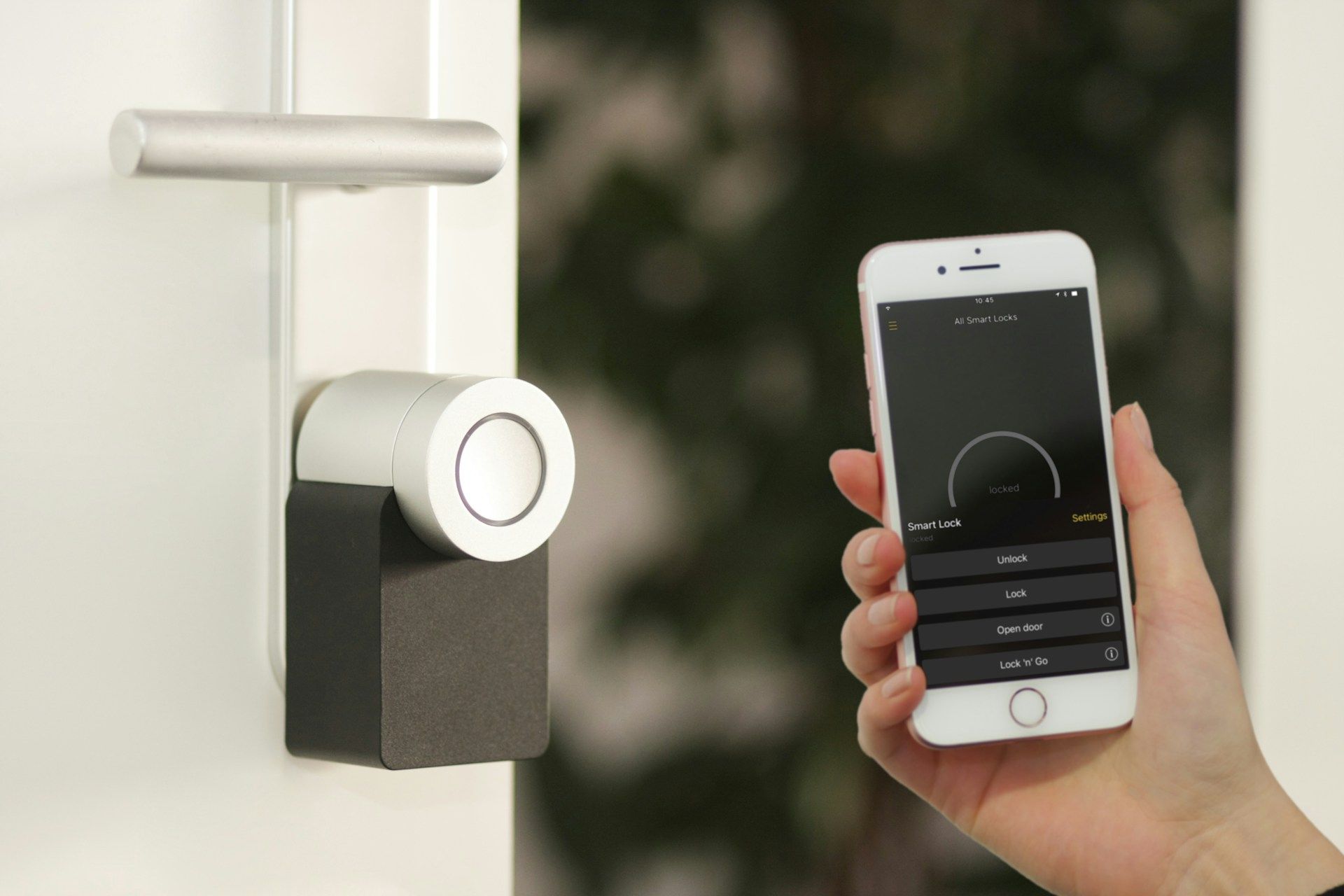 smart home door lock
