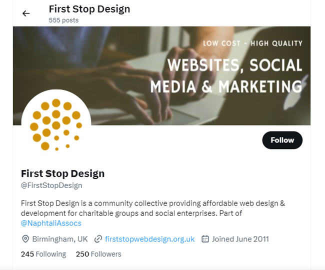 Login to access feed First Stop Web Design Twitter