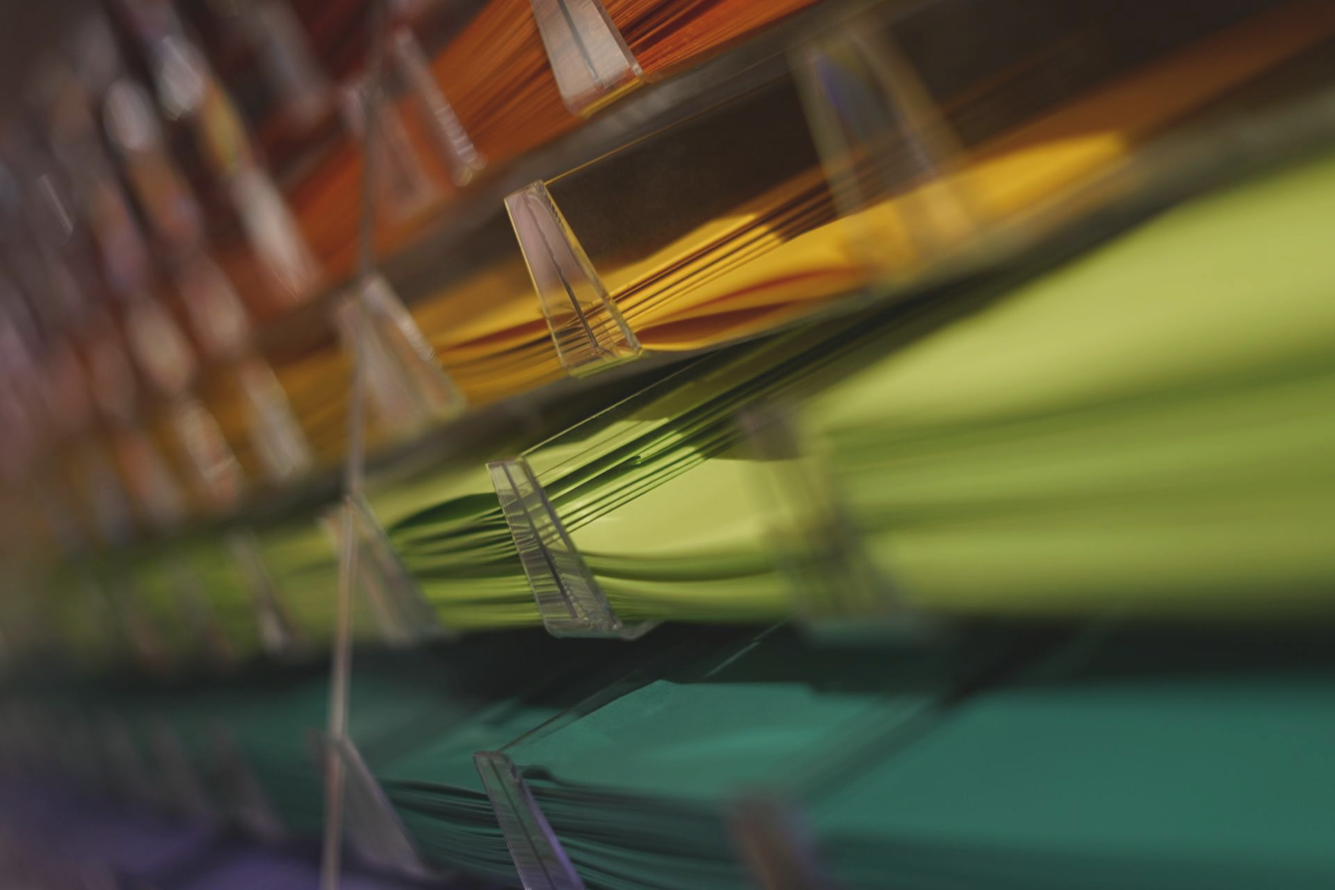 Assortment of coloured paper