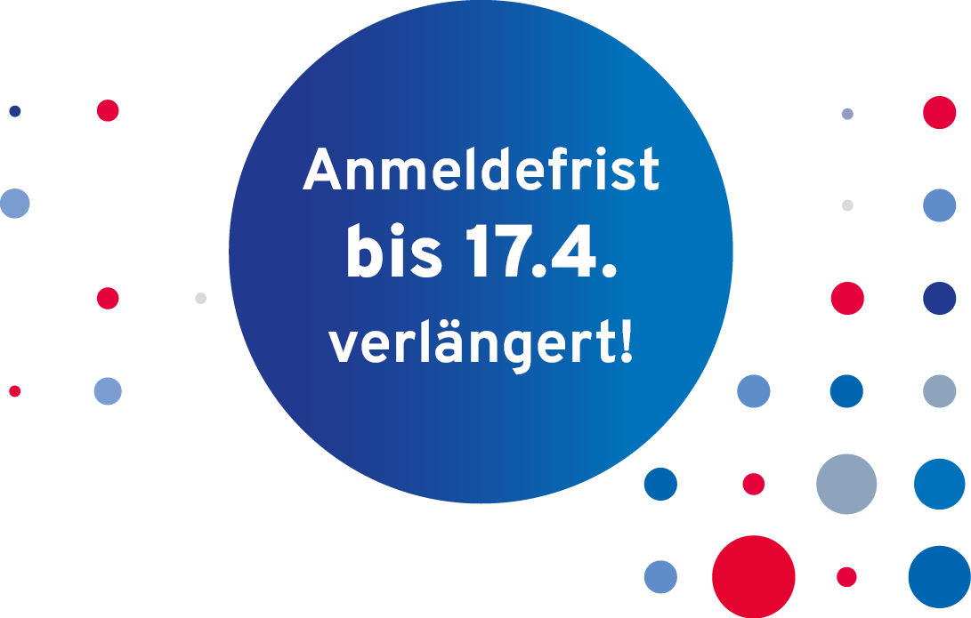 Anmeldfrist bis 17.4. verlängert