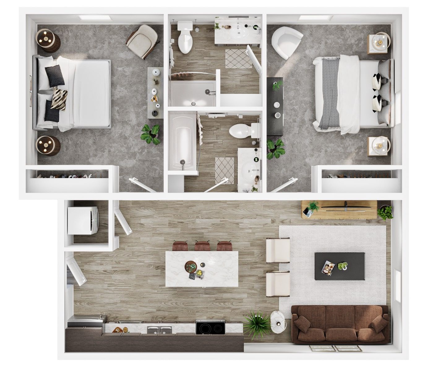 UNIT C Floor Plan