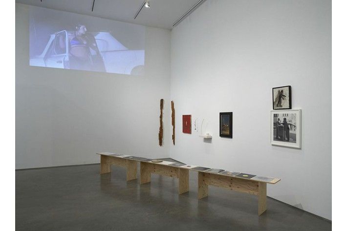 BOESKY GALLERY TWO left to right - Liz COHEN, Gordon NEWTON, Mary Ann AITKIN, Kate LEVANT, Marie T. HERMANN, Hughie LEE-SMITH, James CHATELAIN, Bill RAUHAUSER, Metroplex, Keith AOKI