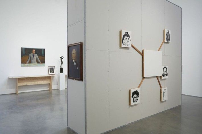 BOESKY GALLERY TWO left to right - Diego RIVERA, Ray JOHNSON, Carl MILLES, Arnold LIVSHENKO, Mike KELLEY