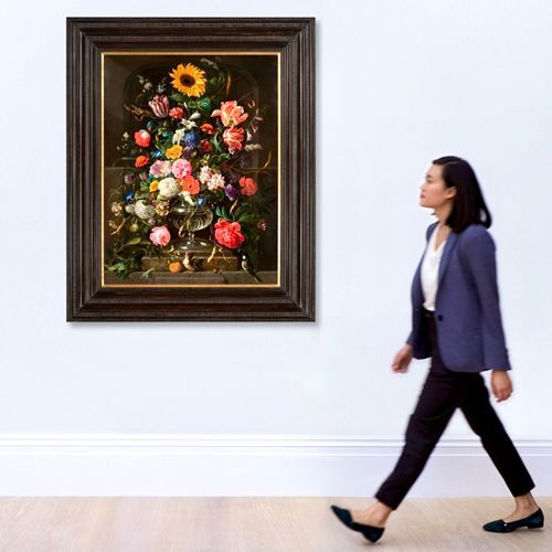 DE HEEM
Still Life of Roses, Tulips, Sunflower, Lilies, Iris, Poppies, and Honeysuckle