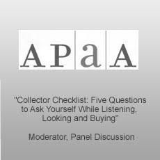 Collector checklist : five questions to ask yourself while listening , looking and buying.