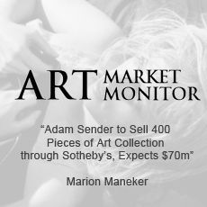 Adam sender to sell 400 pieces of art collection through sotheby 's , expects $ 70m.
