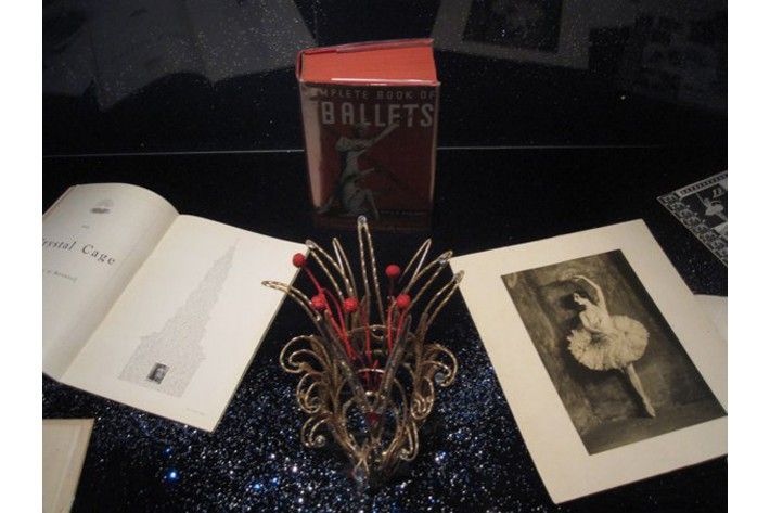 GALLERY ONE - installation view (vitrine with ballet ephemera)