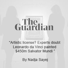 The guardian artistic license ? experts doubt leonardo da vinci painted $ 450m salvator mundi.
