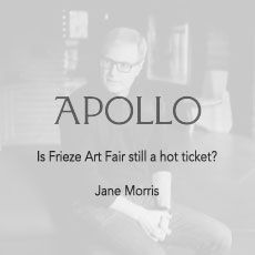A black and white photo of a man wearing glasses and the words `` apollo ''.