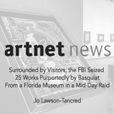 The fbi seized 25 works purportedly by basquiat from a florida museum in a mid-day raid.
