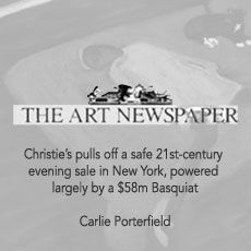 Christie's pulls off a safe 21st century evening sale in New York, powered largely by a $58m Basquiat