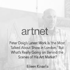 Peter doig 's latest work is the most talked about show in london.
