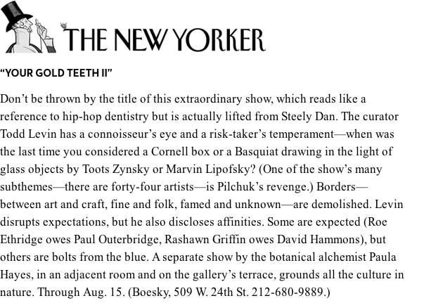 A page from the new yorker magazine with a picture of a man in a top hat.