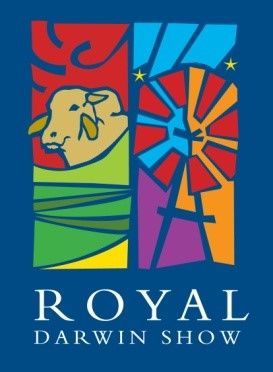 A colorful logo for the royal darwin show