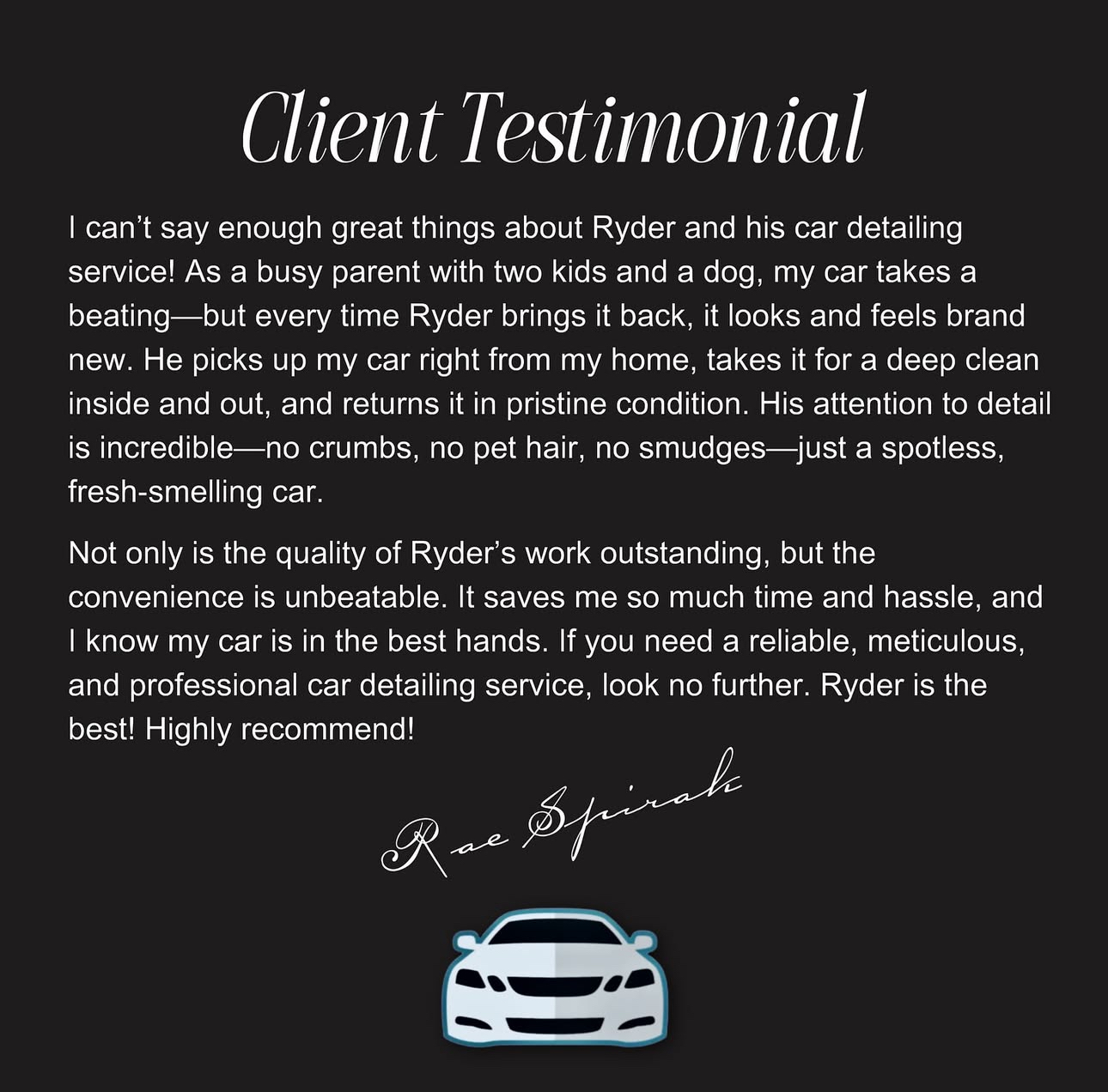 Why Winnipeg Drivers Trust Lux Detailing (Real Client Testimonials)