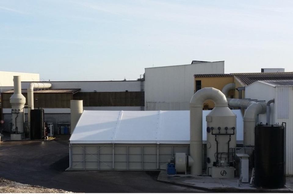 Impianto di biofiltrazione