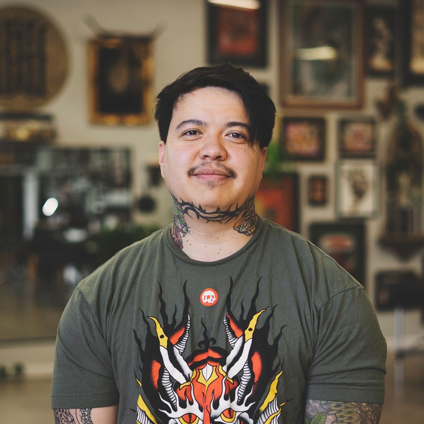 Wolf and Goat Tattoo