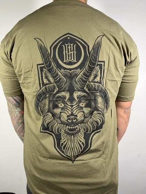 Wolf & Goat Tattoo Shirt