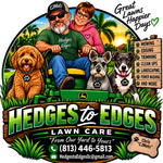 Hedges to Edges Lawn Care logo
