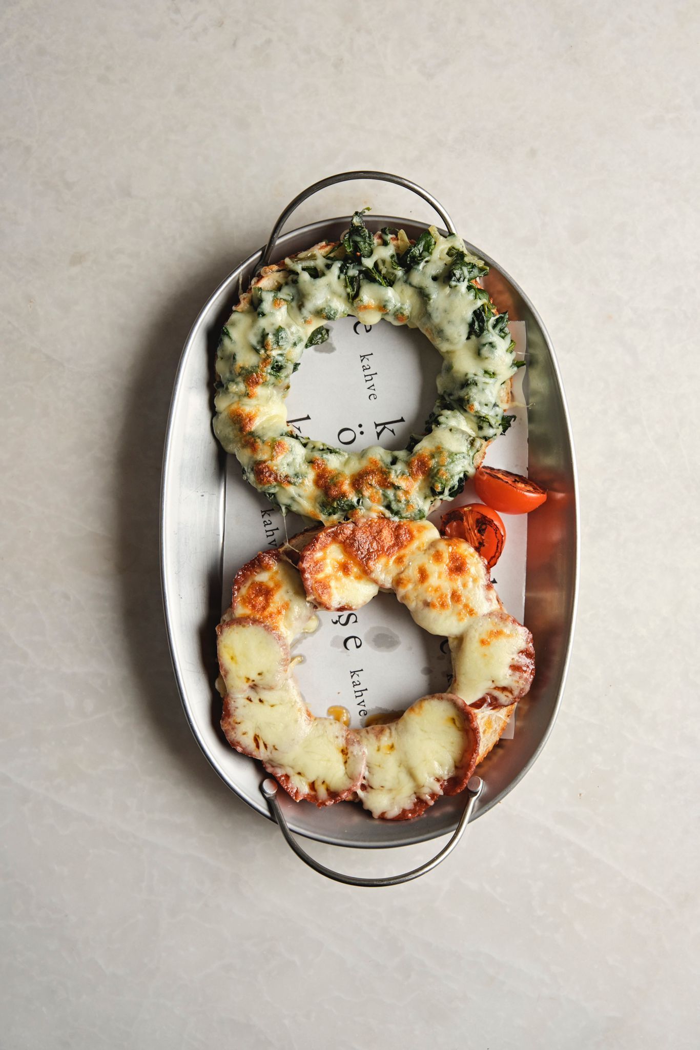 <b>duo simit</b><br>one of them has sucuk & grilled cheese, one of them has chard & cheese | (480 gr.)