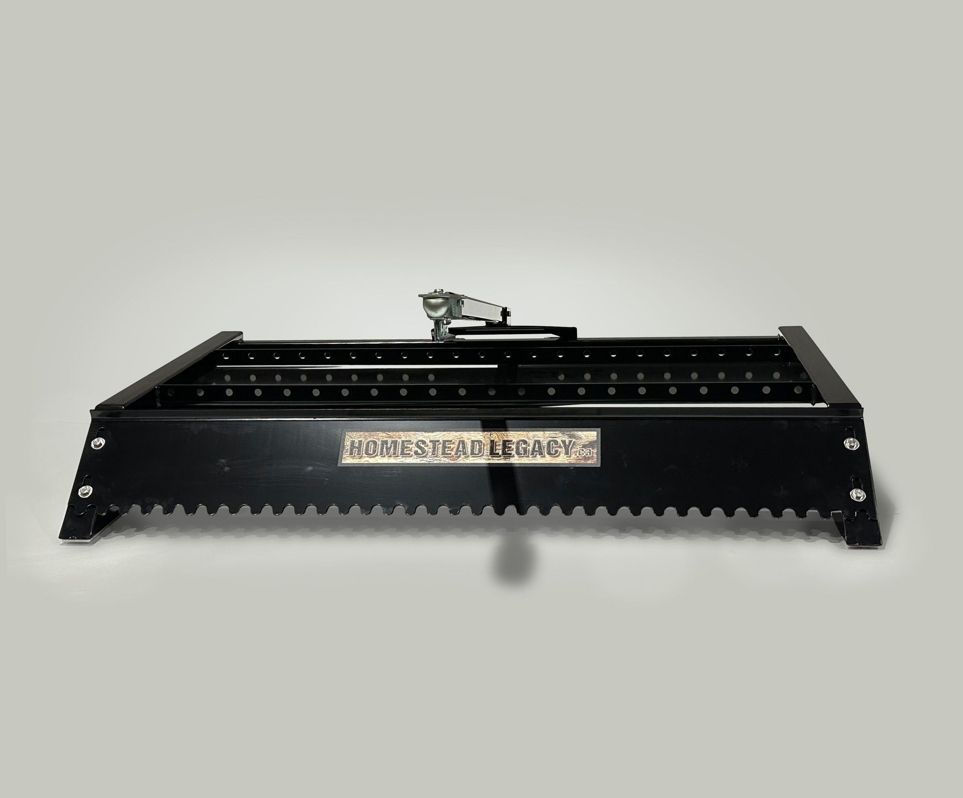 60 inch black trail groomer front view