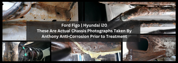 These are actual chassis photographs taken by anthony anti-corrosion prior to treatment